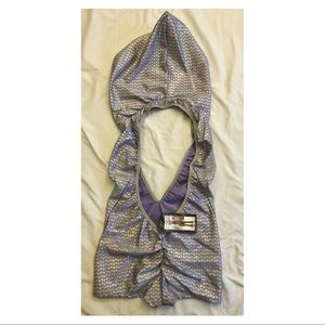 Shorts Body Suit w/ Halter Style Hood